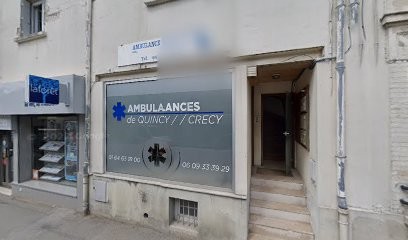 Ambulances Quincy et Crecy, Ambulancier à Quincy-Voisins