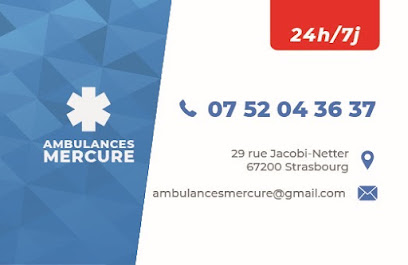 Ambulances Mercure, Ambulance à Strasbourg