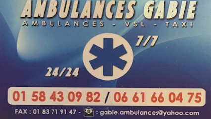Ambulances gabie, Ambulancier à Bonneuil-sur-Marne