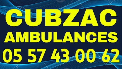 Cubzac Ambulances Saint Andre de Cubzac, Ambulancier à Saint-André-de-Cubzac