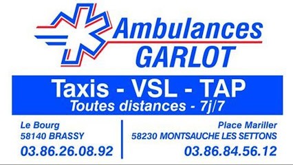 AMBULANCES GARLOT, Ambulancier à Montsauche-les-Settons
